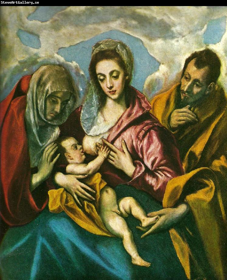 El Greco virgin with santa ines and santa tecla